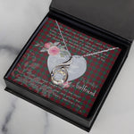 Rising Phoenix Necklace - Valentine Necklace Clan Lindsay Modern Tartan Gift for Girlfriend, Gift for My Wife Rising Phoenix Necklace