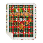 Personalized Gift Tartan Plaid Blanket Clan MacLachlan Modern With Christmas Cookie Baking Crew Christmas Gift Sherpa Blanket, tartan sherpa blanket,buffalo plaid sherpa blanket,christmas sherpa blanket,Christmas Throw Blanket,green plaid sherpa blanket,green sherpa blanket