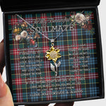 To My Beautiful Soulmate Sunflower Necklace In Your Eyes I Have Found My Home Clan Comyn Tartan Jewelry For Girlfriend