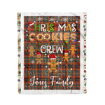 Personalized Gift Tartan Plaid Blanket Clan Innes Ancient With Christmas Cookie Baking Crew Christmas Gift Blanket, Plaid Blanket, Christmas Fleece Blanket, Christmas Blanket, Tartan Blanket, Scottish Blanket, Scotland Blanket, Family Name Blanket, Custom Blanket, Personalized Blanket
