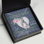 Rising Phoenix Necklace - Valentine Necklace Clan Cooper Tartan Gift for Girlfriend, Gift for My Wife Rising Phoenix Necklace