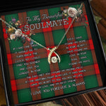 To My Beautiful Soulmate Necklace In Your Eyes I Have Found My Home Clan Stewart Atholl Modern Tartan Wishbone Dancing Necklace