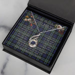 To My Beautiful Soulmate Necklace In Your Eyes I Have Found My Home Clan Arbuthnott Tartan Rising Phoenix Necklace