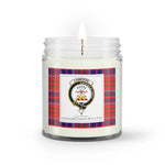Soy Wax Candle - Buffalo Plaid Candle Clan Crest Badge Cameron Of Lochiel Modern Tartan Plaid Soy Wax Candle, oil candle, candle handmade, wax candle, soy wax, nature wax, natural soy wax, natural soy candles, natural candle