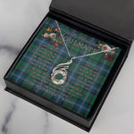 To My Beautiful Soulmate Necklace In Your Eyes I Have Found My Home Clan Urquhart Ancient Tartan Rising Phoenix Necklace