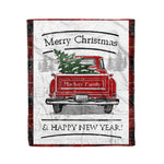 Tartan Blanket Vintage Red Truck with Christmas Tree Family Scottish Clan MacIver plaid blanket, red plaid blanket, buffalo plaid blanket, green plaid blanket, plaid fleece blanket, blue plaid blanket, red tartan blanket, tartan plaid blanket, black and white plaid blanket, , christmas plaid blanket, orange plaid blanket, tartan plaid throw blanket, pink plaid blanket, brown plaid blanket, buffalo check blanket