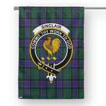 Sinclair Flag Garden Flag Sinclair Hunting Modern Tartan Flag Clan Badge Tartan House Flag
