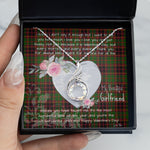 Rising Phoenix Necklace - Valentine Necklace Clan Buchan Tartan Gift for Girlfriend, Gift for My Wife Rising Phoenix Necklace