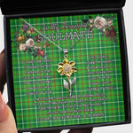To My Beautiful Soulmate Sunflower Necklace In Your Eyes I Have Found My Home Clan Galloway Hunting Tartan Jewelry For Girlfriend