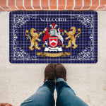 Doormat - Tartan Door Mat The Family Fleming Welcome Mat, Plaid Doormat Scottish