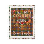 Personalized Gift Tartan Plaid Blanket Clan Grant of Edinchat With Christmas Cookie Baking Crew Christmas Gift Blanket, Plaid Blanket, Christmas Fleece Blanket, Christmas Blanket, Tartan Blanket, Scottish Blanket, Scotland Blanket, Family Name Blanket, Custom Blanket, Personalized Blanket