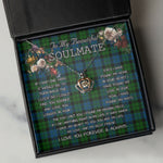 To My Beautiful Soulmate Necklace In Your Eyes I Have Found My Home Clan MacKay Tartan Crown Pendant Necklace