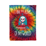 Scotstee Shop - Scotstee Shop Blanket Alien King Tie Dye Hippie Fleece Blanket