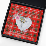 Gift For My Beautiful Girlfriend Necklace Valentine Necklace Clan Duke Of Rothesay Tartan Cross Dancing Necklace Scottish Tartan Jewelry