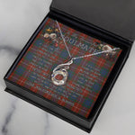 To My Beautiful Soulmate Necklace In Your Eyes I Have Found My Home Clan Fraser Ancient Tartan Rising Phoenix Necklace