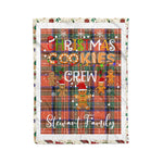 Personalized Gift Tartan Plaid Blanket Clan Stewart Royal Ancient With Christmas Cookie Baking Crew Christmas Gift Blanket, Plaid Blanket, Christmas Fleece Blanket, Christmas Blanket, Tartan Blanket, Scottish Blanket, Scotland Blanket, Family Name Blanket, Custom Blanket, Personalized Blanket