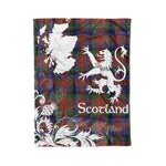 Tartan Plaid Fleece Blanket Tartan Blanket Thistle and Lion Scottish Clan MacDuff Hunting Modern Plaid Blanket, tartan blanket, plaid blanket, red plaid blanket, buffalo plaid blanket, green plaid blanket, plaid fleece blanket, blue plaid blanket, red tartan blanket, tartan plaid blanket, black and white plaid blanket, christmas plaid blanket, orange plaid blanket, tartan plaid throw blanket, pink plaid blanket, brown plaid blanket, buffalo check blanket