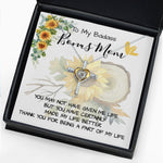 Cross Dancing Necklace - Stepmom Necklace, To My Badass Bonus Mom Gift Neckalce, Gift For Stepmom, Stepmother, Second Mom Necklace