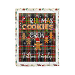 Products Personalized Gift Tartan Plaid Blanket Clan Fulton With Christmas Cookie Baking Crew Christmas Gift Blanket, Plaid Blanket, Christmas Fleece Blanket, Christmas Blanket, Tartan Blanket, Scottish Blanket, Scotland Blanket, Family Name Blanket, Custom Blanket, Personalized Blanket