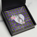 Rising Phoenix Necklace - Valentine Necklace Clan Adam Tartan Gift for Girlfriend, Gift for My Wife Rising Phoenix Necklace