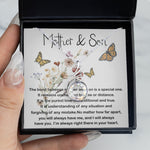 Rising Phoenix Necklace - Mom Necklace, Mother and Son Gift, Gift For Mom From Son, Sentimental Gifts For Mom From Son,  Mother's Day Necklace
