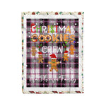 Personalized Gift Tartan Plaid Blanket Clan MacPherson Hunting Modern With Christmas Cookie Baking Crew Christmas Gift Blanket, Plaid Blanket, Christmas Fleece Blanket, Christmas Blanket, Tartan Blanket, Scottish Blanket, Scotland Blanket, Family Name Blanket, Custom Blanket, Personalized Blanket