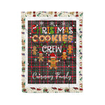 Personalized Gift Tartan Plaid Blanket Clan Cumming Hunting Modern With Christmas Cookie Baking Crew Christmas Gift Blanket, Plaid Blanket, Christmas Fleece Blanket, Christmas Blanket, Tartan Blanket, Scottish Blanket, Scotland Blanket, Family Name Blanket, Custom Blanket, Personalized Blanket