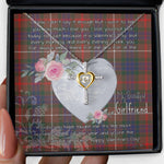 Gift For My Beautiful Girlfriend Necklace Valentine Necklace Clan Fraser Hunting Modern Tartan Cross Dancing Necklace Scottish Tartan Jewelry