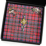 To My Beautiful Soulmate Sunflower Necklace In Your Eyes I Have Found My Home Clan Udny Tartan Jewelry For Girlfriend, Tartan Sunflower Pendant Necklace, Scottish Tartan Jewelry, valentine necklace, necklace girlfriend, necklace for wife, cute necklaces for girlfriend, jewelry for girlfriend, to my soulmate necklace, to my future wife necklace