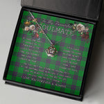 To My Beautiful Soulmate Necklace In Your Eyes I Have Found My Home Clan Elphinstone Hunting Tartan Crown Pendant Necklace