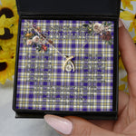 To My Beautiful Soulmate Necklace In Your Eyes I Have Found My Home Clan Livingstone Dress Tartan Wishbone Dancing Necklace