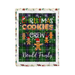 Products Personalized Gift Tartan Plaid Blanket Clan Donald MacDonald With Christmas Cookie Baking Crew Christmas Gift Blanket, Plaid Blanket, Christmas Fleece Blanket, Christmas Blanket, Tartan Blanket, Scottish Blanket, Scotland Blanket, Family Name Blanket, Custom Blanket, Personalized Blanket