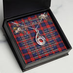 To My Beautiful Soulmate Necklace In Your Eyes I Have Found My Home Clan MacLachlan Tartan Rising Phoenix Necklace