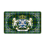 Doormat - Welcome Mat Scottish Cranstoun Clan Badge Tartan Door Mat, Plaid Doormat