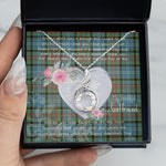 Rising Phoenix Necklace - Valentine Necklace Clan Cathcart Tartan Gift for Girlfriend, Gift for My Wife Rising Phoenix Necklace