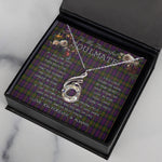 To My Beautiful Soulmate Necklace In Your Eyes I Have Found My Home Clan Hewitt Tartan Rising Phoenix Necklace