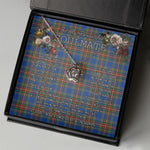 To My Beautiful Soulmate Necklace In Your Eyes I Have Found My Home Clan MacBeth Ancient Tartan Crown Pendant Necklace