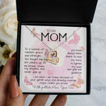 To My Mom Necklace To A Woman Of Wisdom Mother's Day Gift For Mom From Son Forever Love Necklace