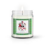 Soy Wax Candle - Buffalo Plaid Candle Currie Family Crest Tartan Plaid Soy Wax Candle, oil candle, candle handmade, wax candle, soy wax, nature wax, natural soy wax, natural soy candles, natural candle