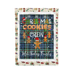 Personalized Gift Tartan Plaid Blanket Clan MacKinlay Ancient With Christmas Cookie Baking Crew Christmas Gift Blanket, Plaid Blanket, Christmas Fleece Blanket, Christmas Blanket, Tartan Blanket, Scottish Blanket, Scotland Blanket, Family Name Blanket, Custom Blanket, Personalized Blanket