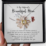 Cross Dancing Necklace - Mom Necklace Gift, To My Girlfriend's Mom Neckalce, Gift For Girlfriend's Mom, Mother Of The Bride