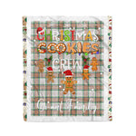 Personalized Gift Tartan Plaid Blanket Clan Grant of Auchnarrow With Christmas Cookie Baking Crew Christmas Gift Blanket, Plaid Blanket, Christmas Fleece Blanket, Christmas Blanket, Tartan Blanket, Scottish Blanket, Scotland Blanket, Family Name Blanket, Custom Blanket, Personalized Blanket