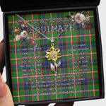 To My Beautiful Soulmate Sunflower Necklace In Your Eyes I Have Found My Home Clan Reid Tartan Jewelry For Girlfriend