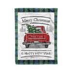 Tartan Blanket Vintage Red Truck with Christmas Tree Family Scottish Clan Mouat plaid blanket, red plaid blanket, buffalo plaid blanket, green plaid blanket, plaid fleece blanket, blue plaid blanket, red tartan blanket, tartan plaid blanket, black and white plaid blanket, , christmas plaid blanket, orange plaid blanket, tartan plaid throw blanket, pink plaid blanket, brown plaid blanket, buffalo check blanket
