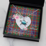 Sea Turtle Necklace Gift for My Beautiful Girlfriend Valentines Necklace Clan Adam Ancient Tartan Blue Turtle Necklace