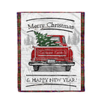 Tartan Blanket Vintage Red Truck with Christmas Tree Family Scottish Clan Cochrane plaid blanket, red plaid blanket, buffalo plaid blanket, green plaid blanket, plaid fleece blanket, blue plaid blanket, red tartan blanket, tartan plaid blanket, black and white plaid blanket, , christmas plaid blanket, orange plaid blanket, tartan plaid throw blanket, pink plaid blanket, brown plaid blanket, buffalo check blanket