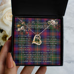 To My Beautiful Soulmate Necklace In Your Eyes I Have Found My Home Clan MacLennan Tartan Forever Love Necklace