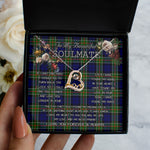 To My Beautiful Soulmate Necklace In Your Eyes I Have Found My Home Clan Colquhoun Tartan Forever Love Necklace