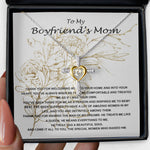 Cross Dancing Necklace - Mom Necklace, Mother-In-Law Necklace, To My Boyfriend's Mom Necklace, Gift For Boyfriend's Mom Mother's Day Necklace