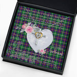 Gift For My Beautiful Girlfriend Necklace Valentine Necklace Clan Inglis Modern Tartan Cross Dancing Necklace Scottish Tartan Jewelry